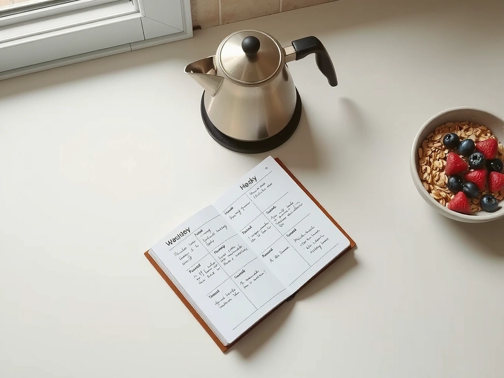 Morning kitchen ritual